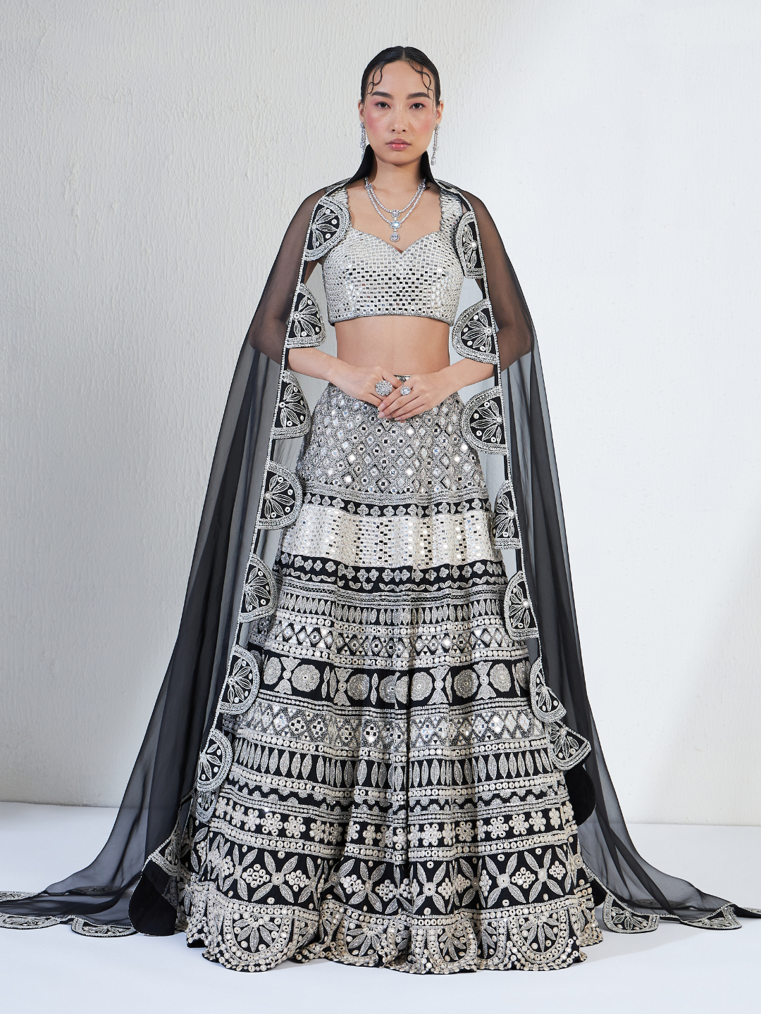 Echoed Emotion Lehenga