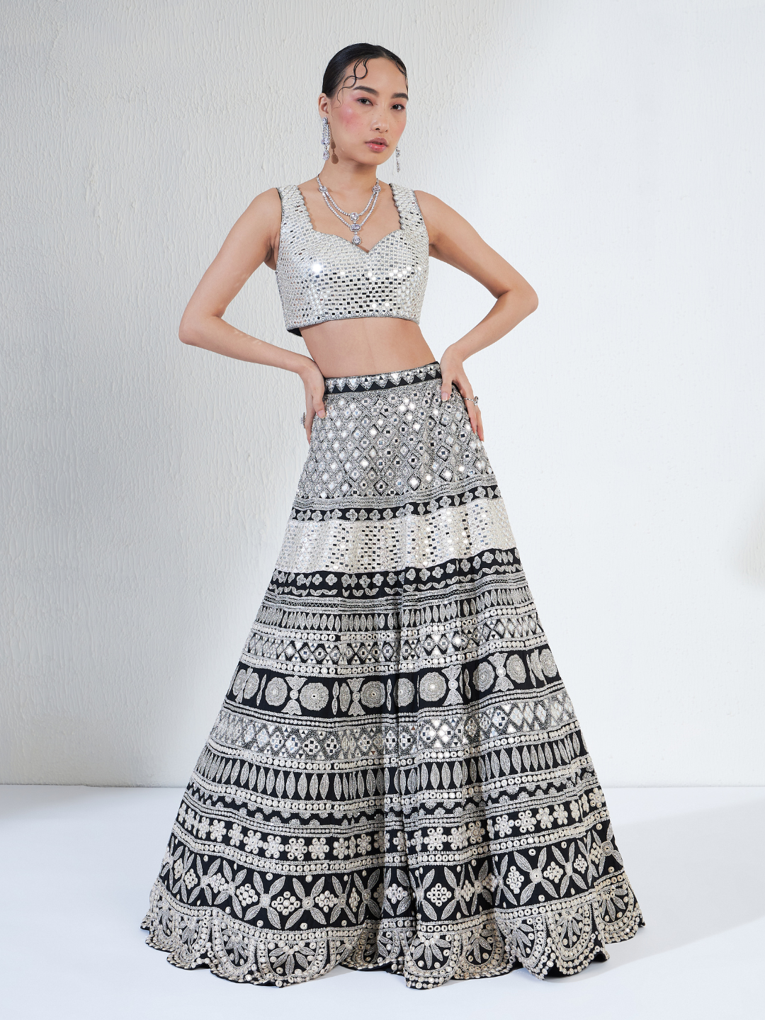 Echoed Emotion Lehenga